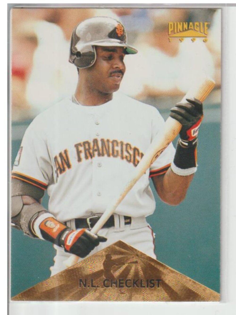 Barry Bonds 1996 Pinnacle Checklist S. F. Giants #199